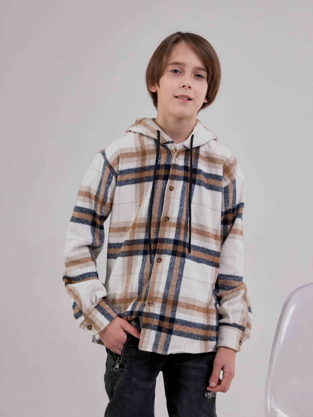 Сорочка в клітинку