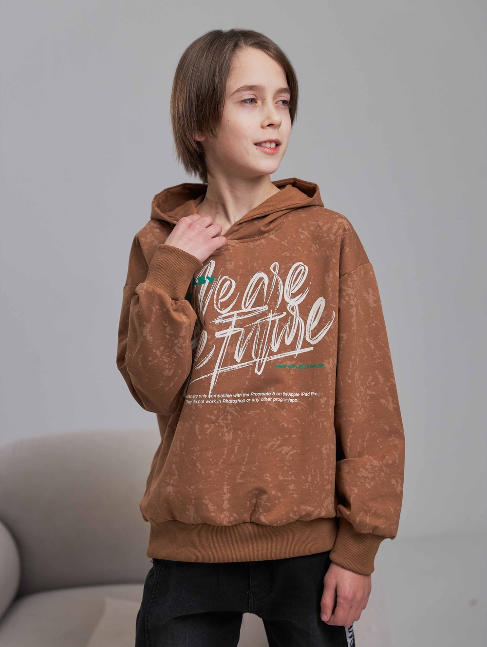 Худі з принтом