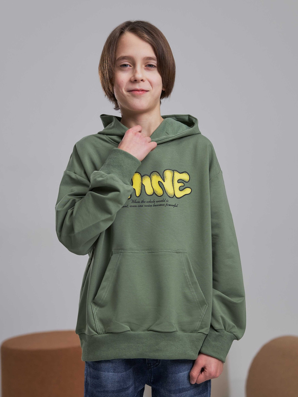 Худі з принтом