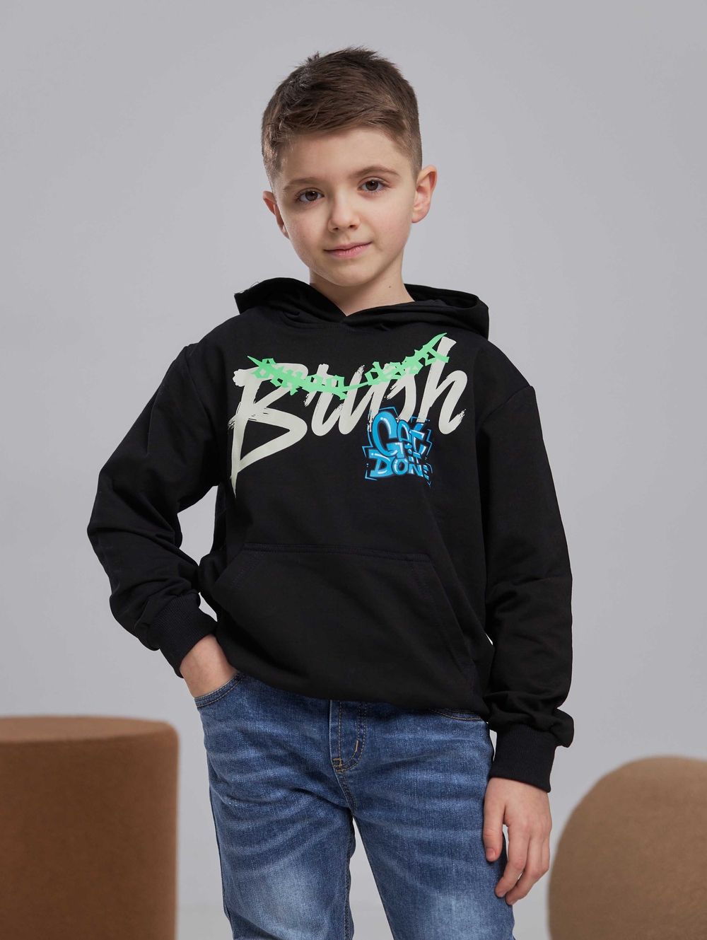 Худі з принтом