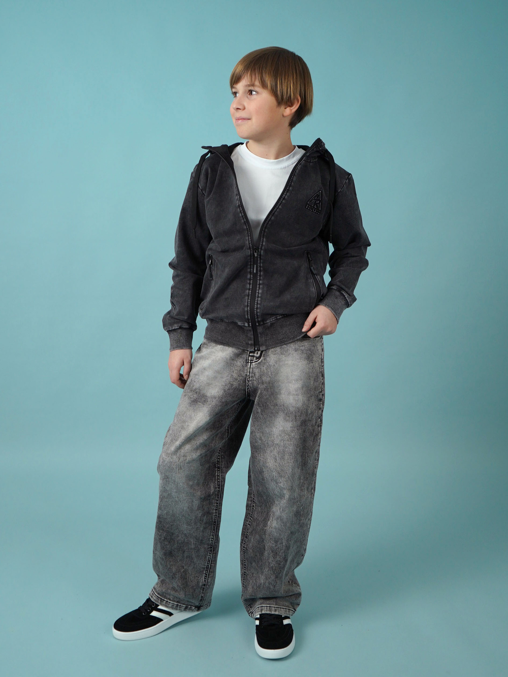 Підліткове худі на застібці