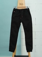 Утеплені підліткові чорні джогери